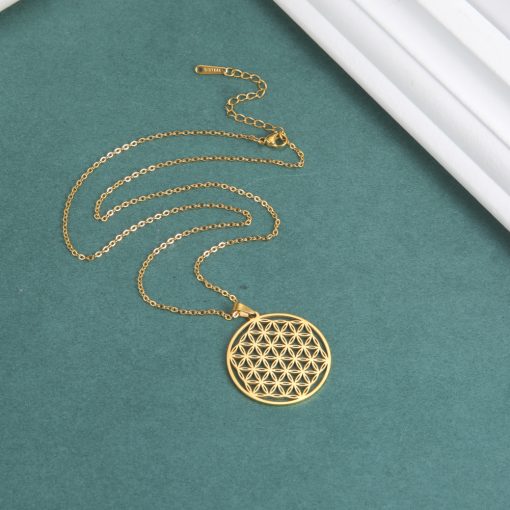 Flor de la Vida Chapa de Oro - Imagen 4