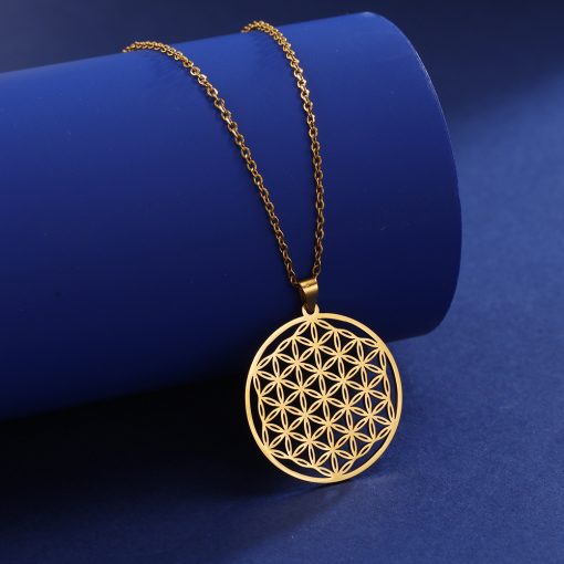 Flor de la Vida Chapa de Oro - Imagen 5